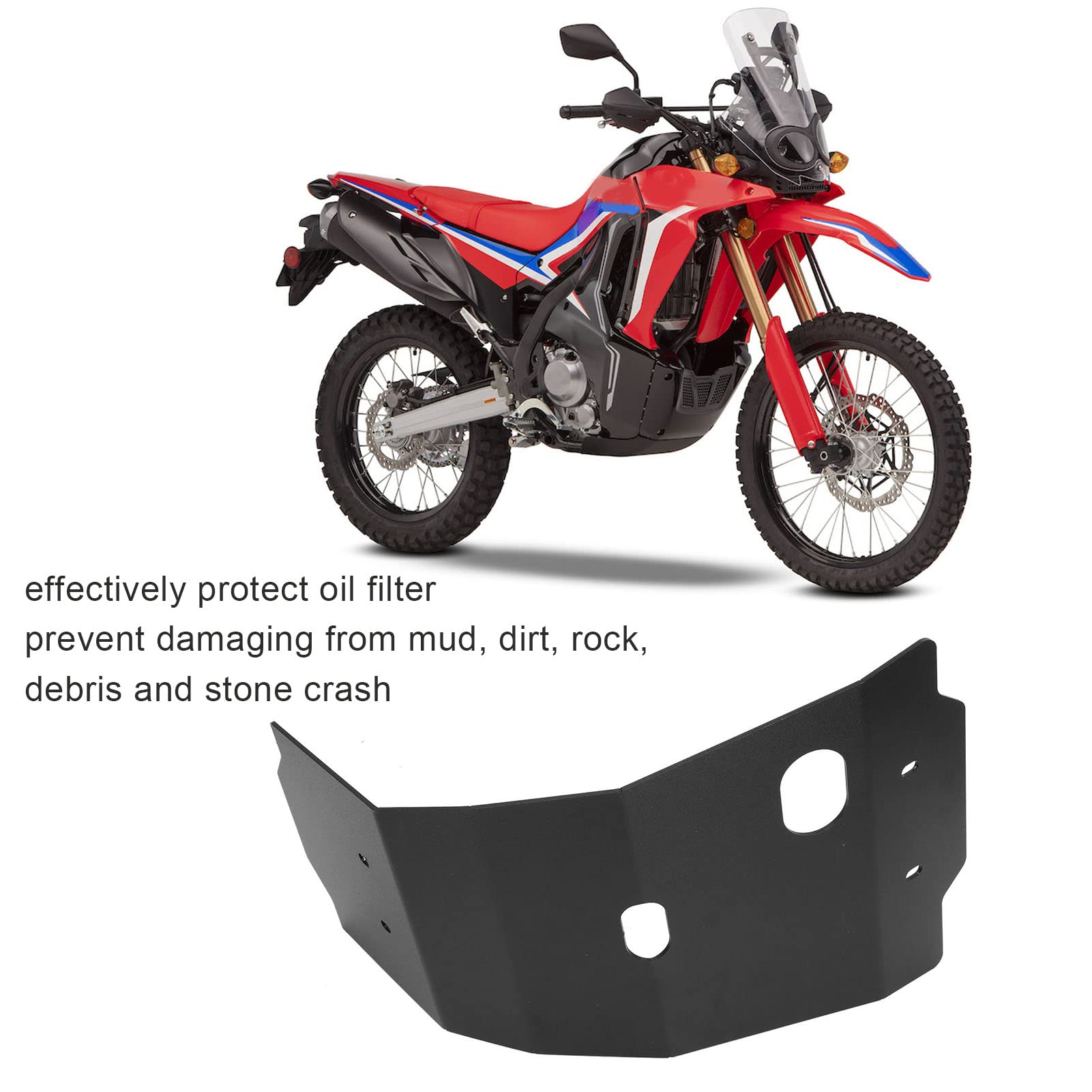 Amazon | エンジンガードスキッドプレート交換用 CRF300L